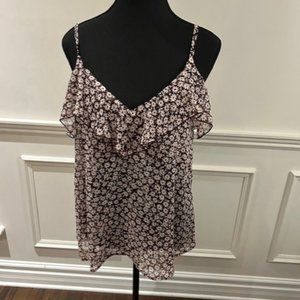 Sabina Musayev Ruffled Camisole Blouse